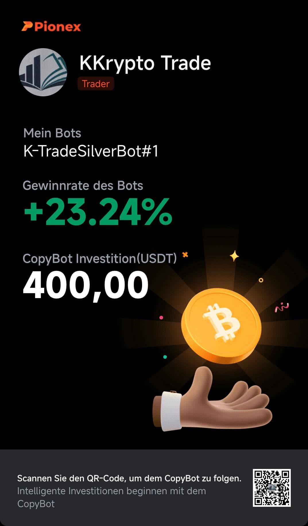 Today's Earnings - KTrade Trading Bot Performance